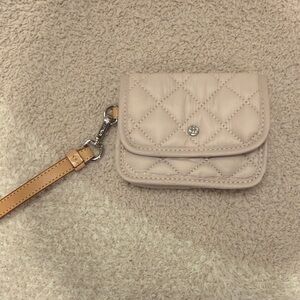 MZ Wallace Metro Snap wristlet- light pink